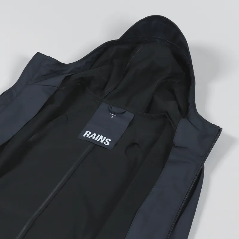 Rains Storm Breaker Waterproof Jacket Navy-4