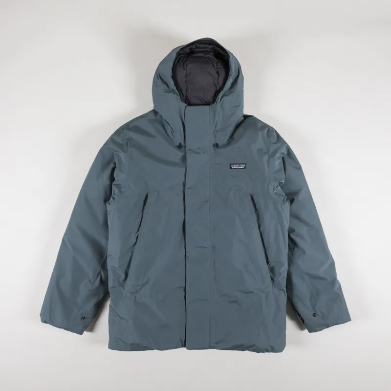 Patagonia Mens Insulated Stormshadow Parka Nouveau Green Blue