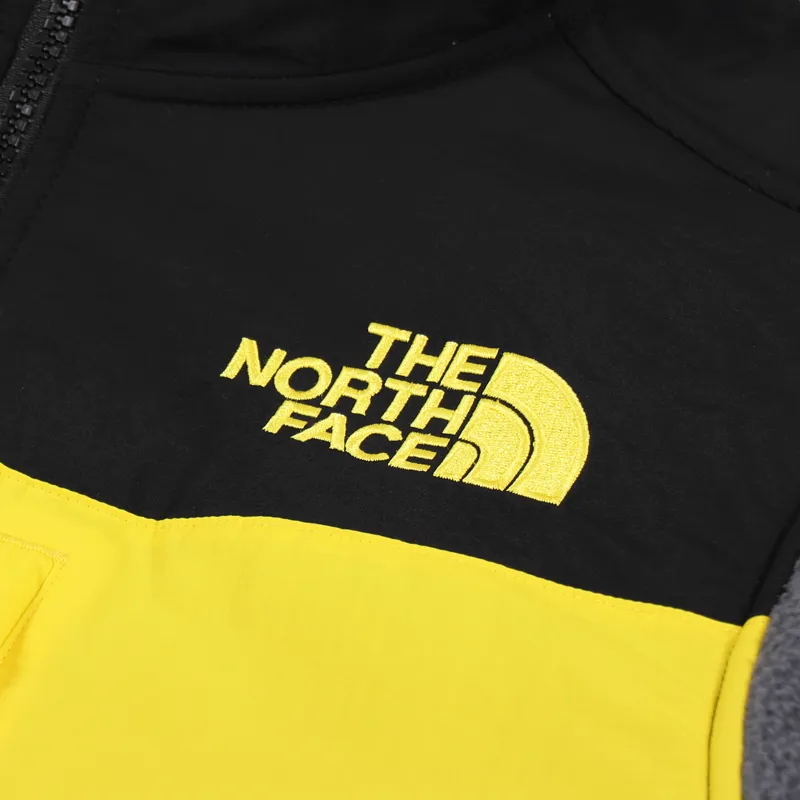 The North Face Steep Tech Full Zip Fleece Grey Black Yellow-8