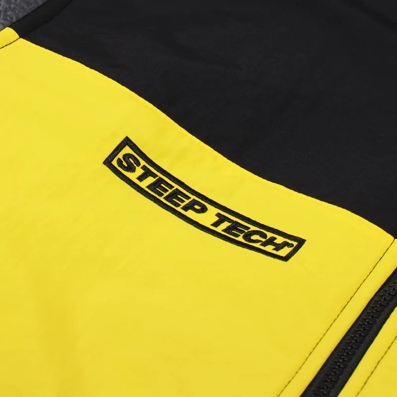 The North Face Steep Tech Full Zip Fleece Grey Black Yellow-7