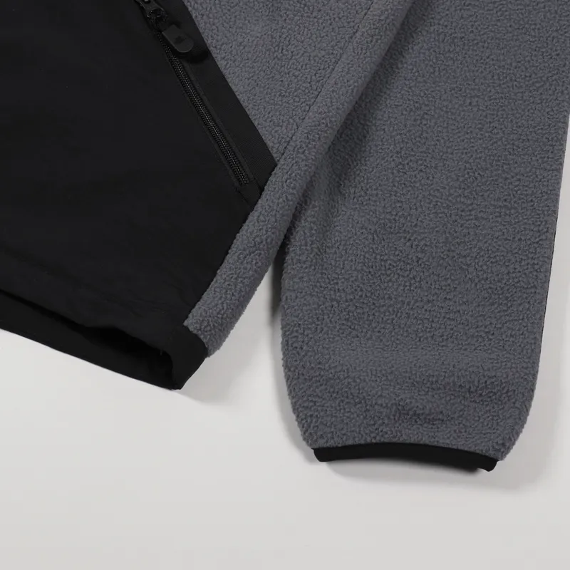 The North Face Steep Tech Half Zip Fleece Grey Black Yellow-8