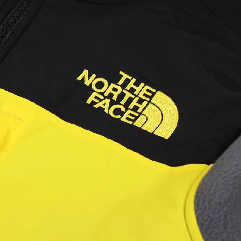 The North Face Steep Tech Half Zip Fleece Grey Black Yellow-7