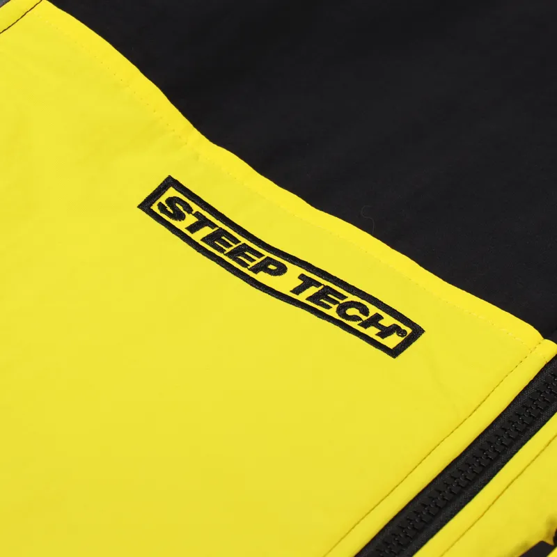 The North Face Steep Tech Half Zip Fleece Grey Black Yellow-6