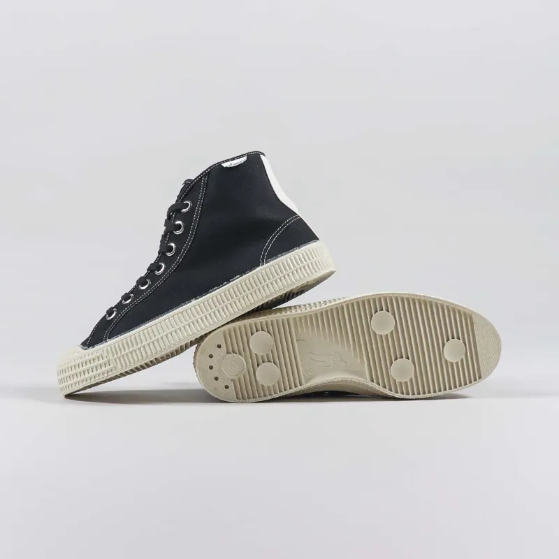 Novesta Star Dribble Contrast Shoes Black Beige Ecru-2