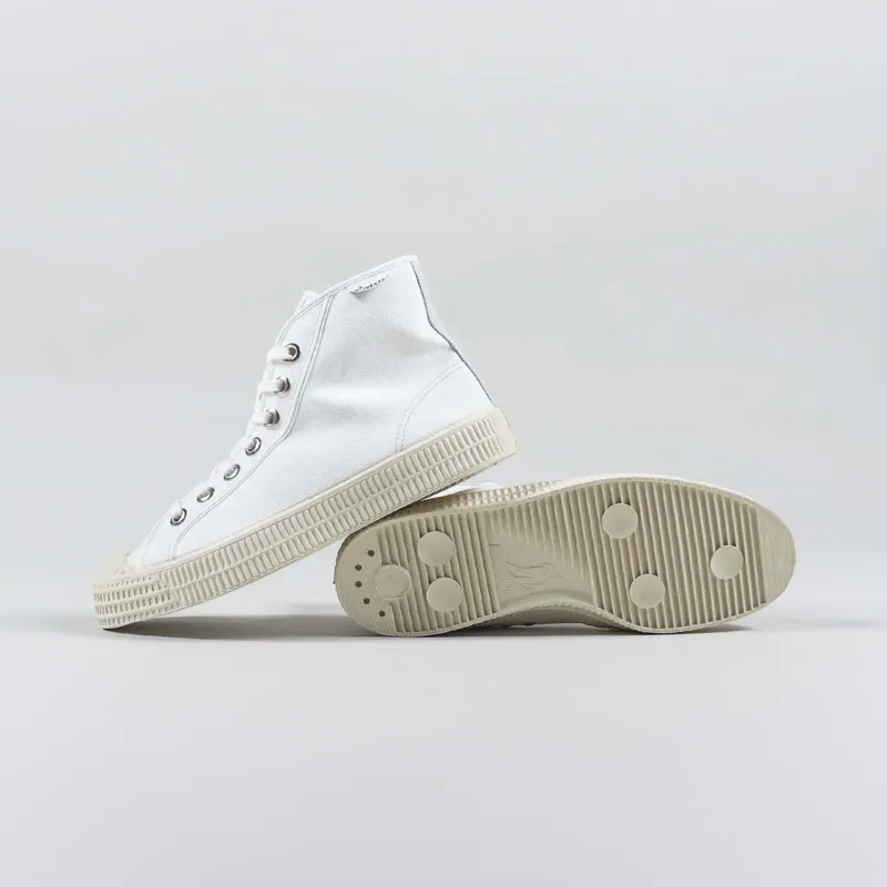 Novesta Star Dribble Contrast Shoes White Grey Ecru-2