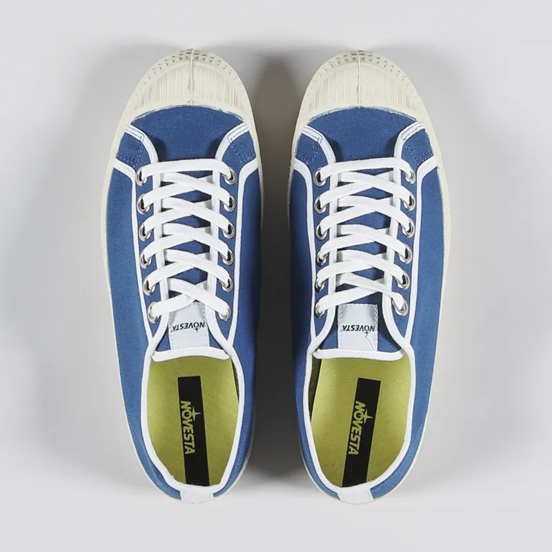 Novesta Star Master Contrast Shoes Azure White Ecru-1