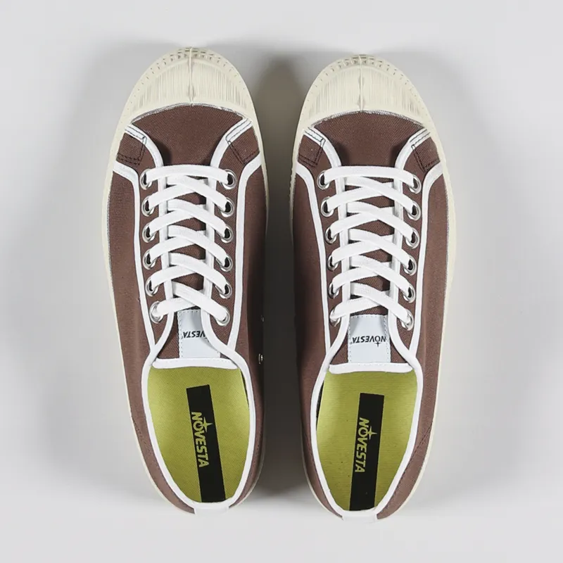 Novesta Star Master Contrast Shoes Brown White Ecru-1