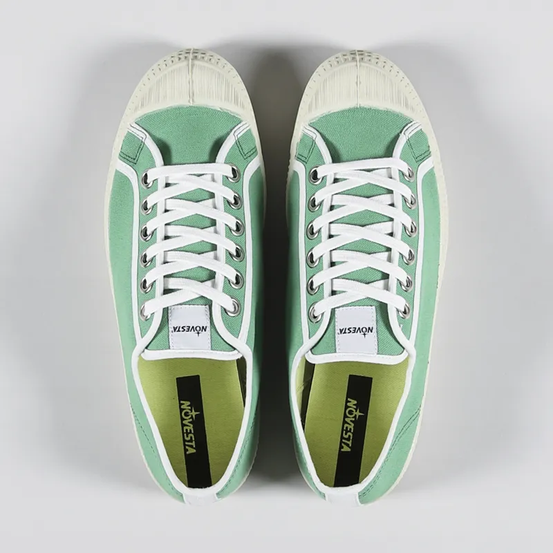 Novesta Star Master Contrast Shoes Green White Ecru-1