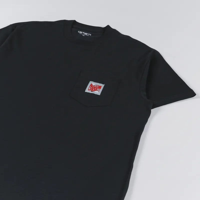Carhartt WIP Stretch Pocket T Shirt Black-1