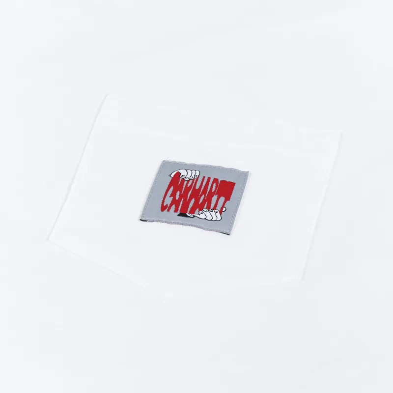 Carhartt WIP Stretch Pocket T Shirt White-1