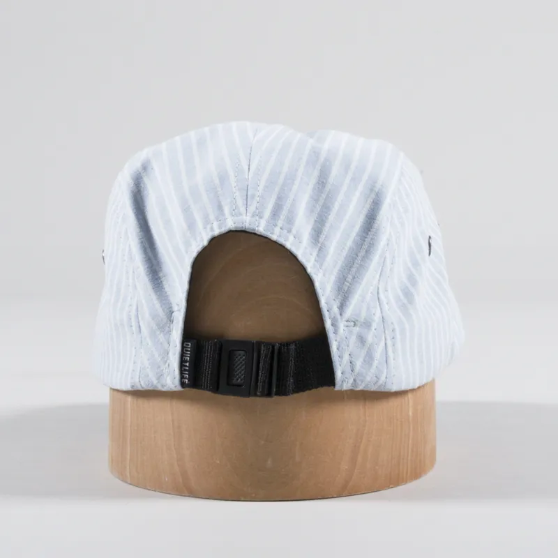 The Quiet Life Stripe 5 Panel Camper Hat Blue-3