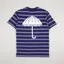 Helas Stripy Umbrella T Shirt Navy
