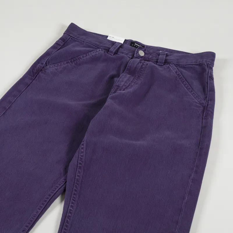 Edwin Storm Pant Purple Plumeria Garment Dyed Eco Stone-7