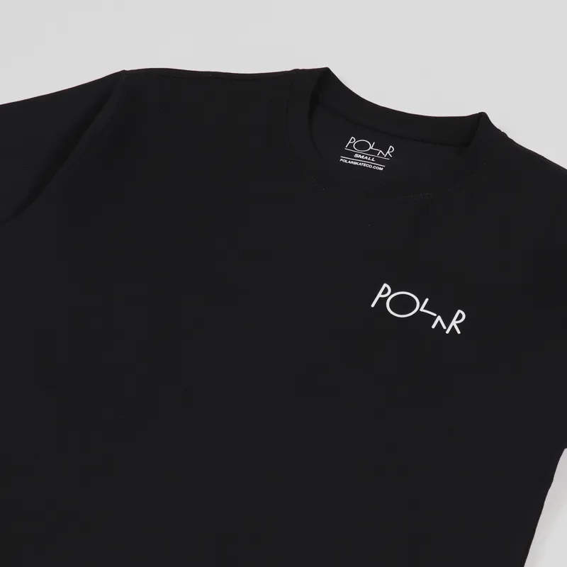 Polar Skate Co. Stroke Logo T Shirt Black-4