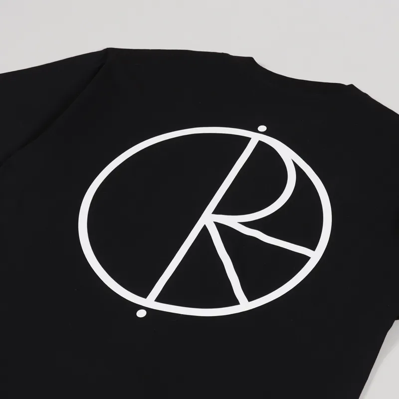 Polar Skate Co. Stroke Logo T Shirt Black-2