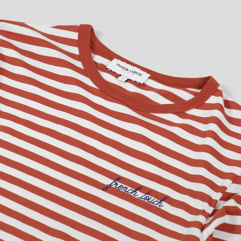 Maison Labiche Striped Long Sleeve T Shirt French Touch Off White Ketchup-4