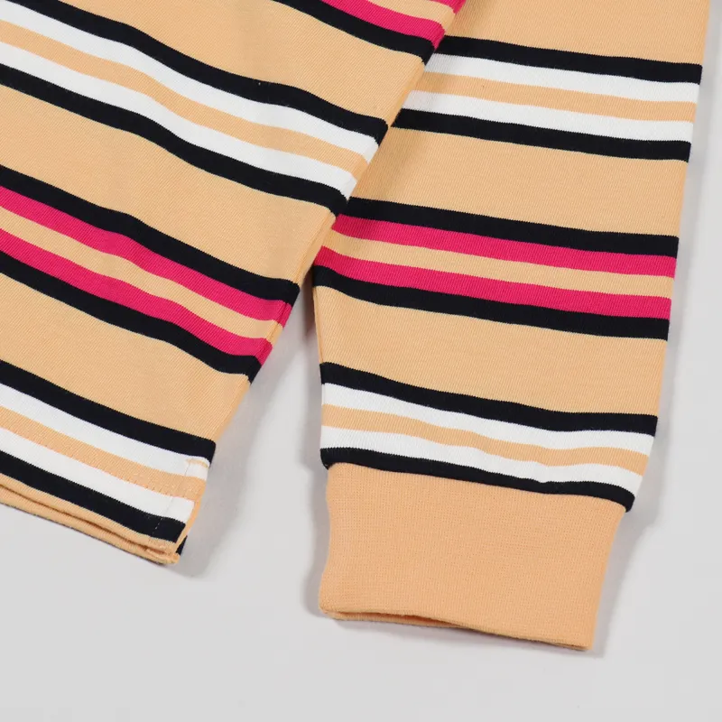 Pop Trading Company Striped Long Sleeve T Shirt Multi Colour-4