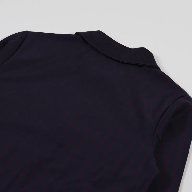 Fred Perry Striped Track Jacket Carbon Blue-5