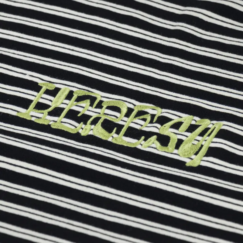 Heresy Stripe Stamp T Shirt Black-1