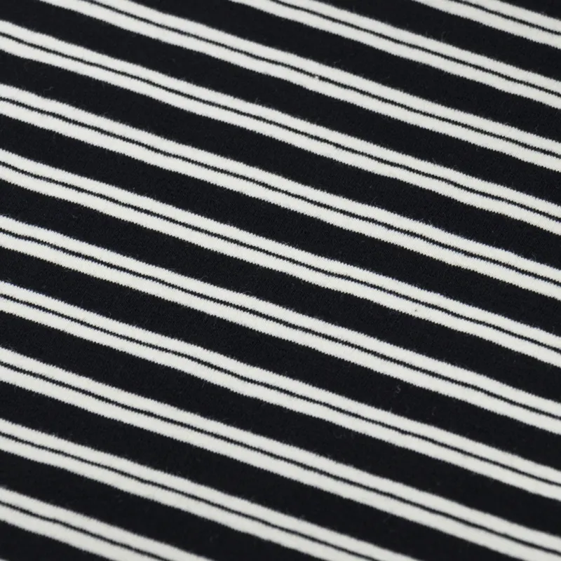 Heresy Stripe Stamp T Shirt Black-2