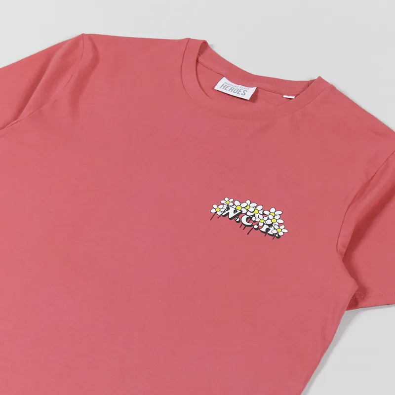 Working Class Heroes Summer Lovin T Shirt Carmine Red-3