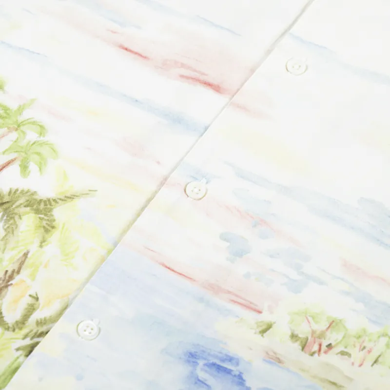 Edmmond Studios Summer Short Sleeve Shirt White-2