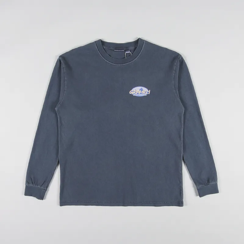 Gramicci Summit Long Sleeve T Shirt Navy Pigment-1