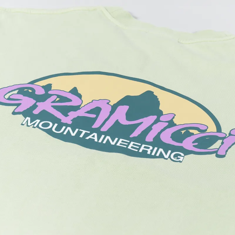 Gramicci Summit Long Sleeve T Shirt Smoky Mint Pigment-4