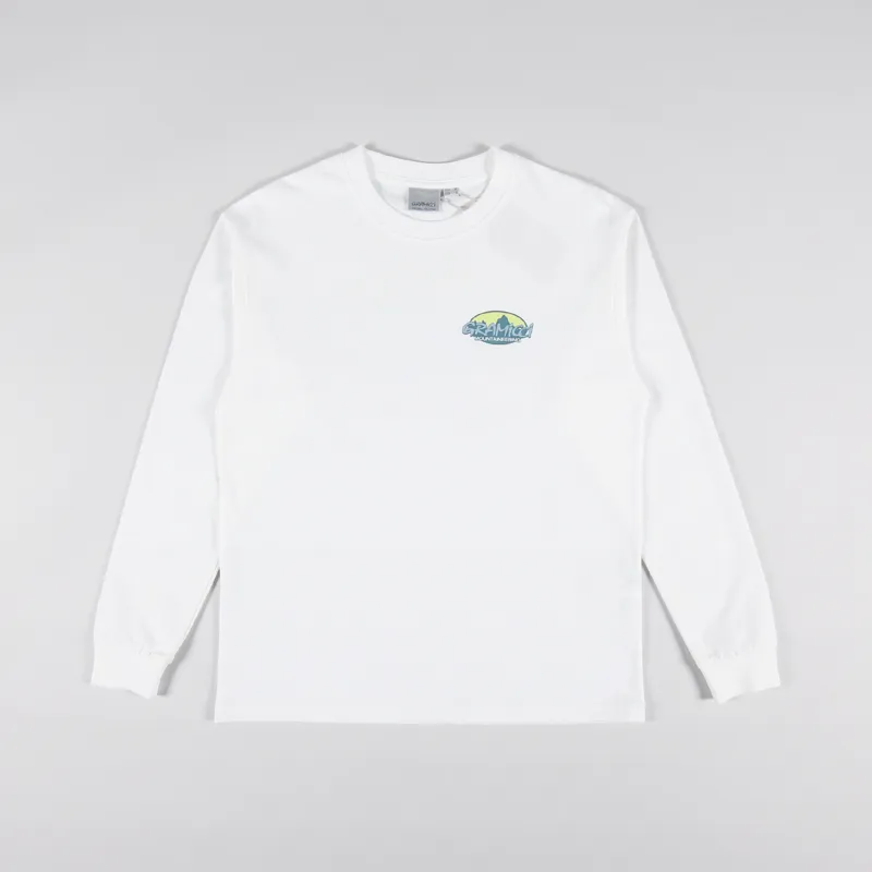 Gramicci Summit Long Sleeve T Shirt White-1