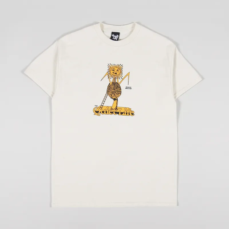 The Quiet Life Sun Stack T Shirt Cream