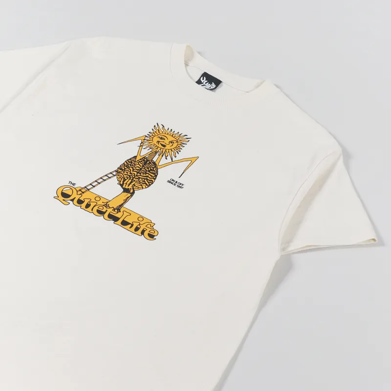 The Quiet Life Sun Stack T Shirt Cream-2