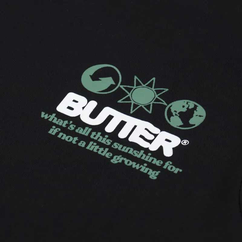 Butter Goods Sunshine T Shirt Black-2