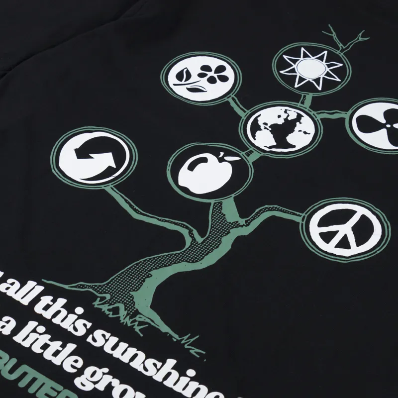 Butter Goods Sunshine T Shirt Black-3