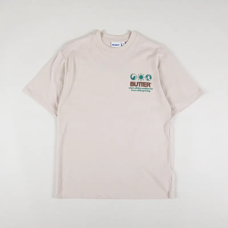 Butter Goods Sunshine T Shirt Sand-1