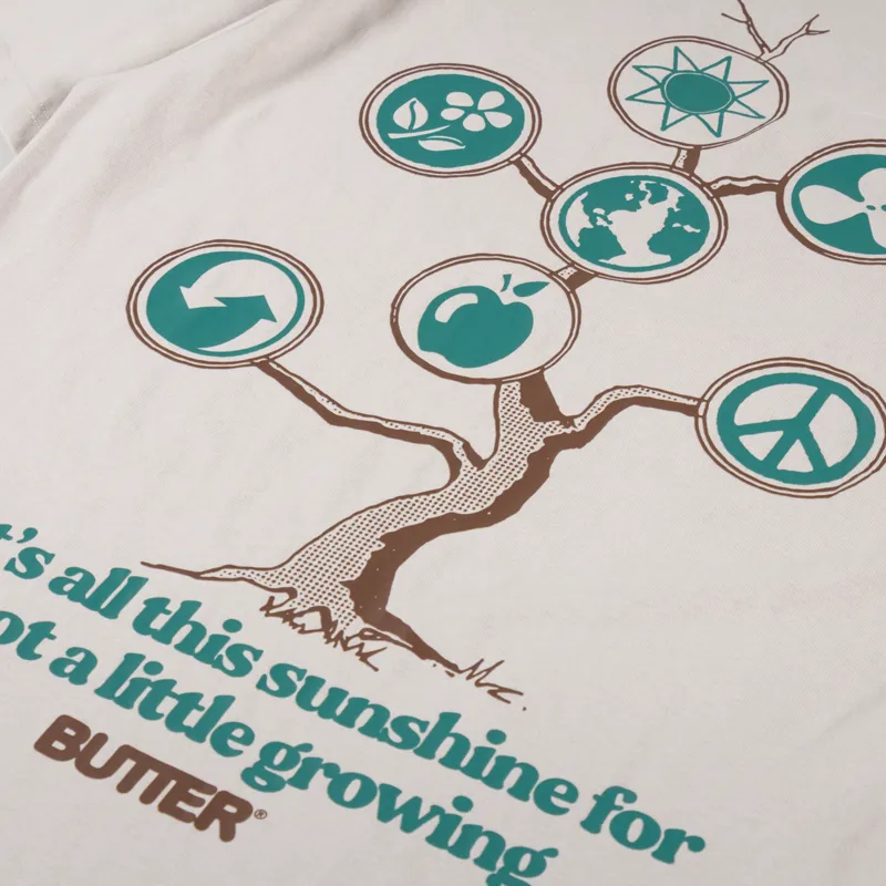 Butter Goods Sunshine T Shirt Sand-3