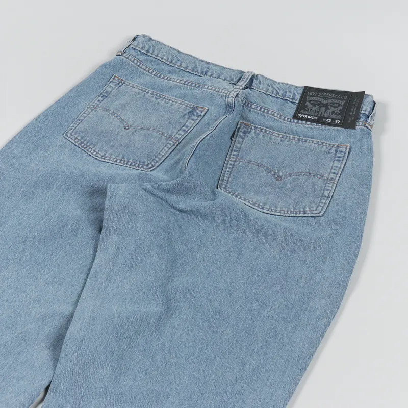 Levi's Skateboarding Super Baggy Jeans Vertigo Blue Rinse Blue-3