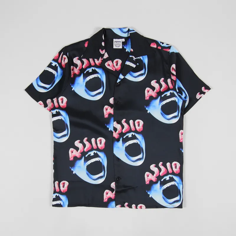 Assid Suspense Hawaiian Shirt Black