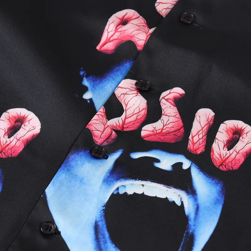 Assid Suspense Hawaiian Shirt Black-2