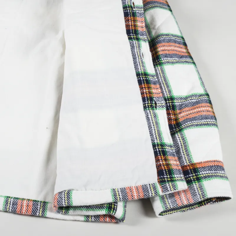 Edwin Sven II Shirt Lined White Red-7