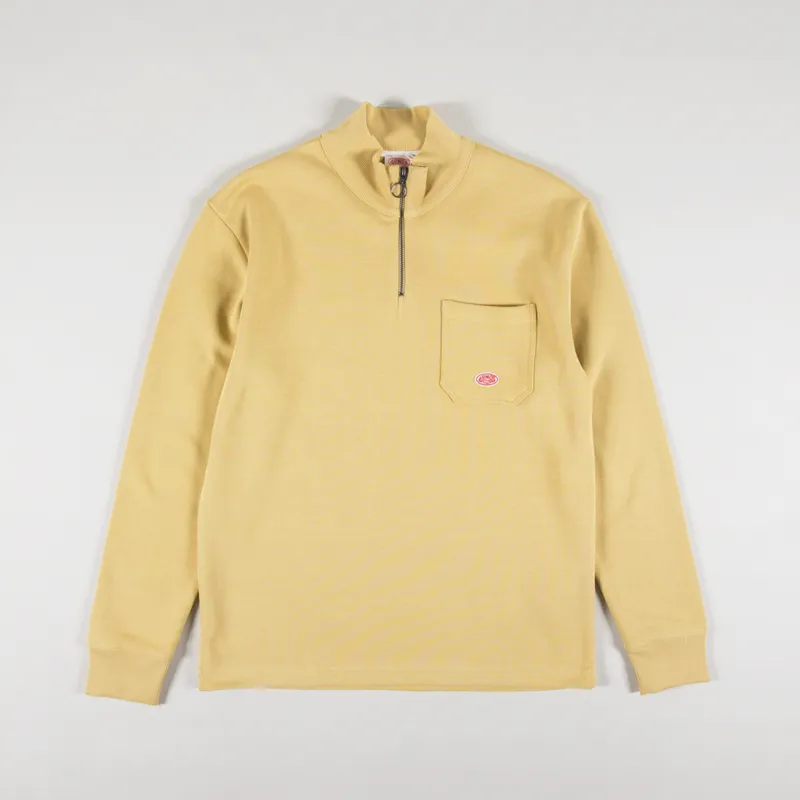 Armor Lux Zip Neck Sweat Moonstone