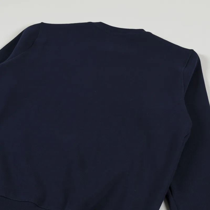 Armor Lux Organic Logo Crew Sweat Deep Marine-3