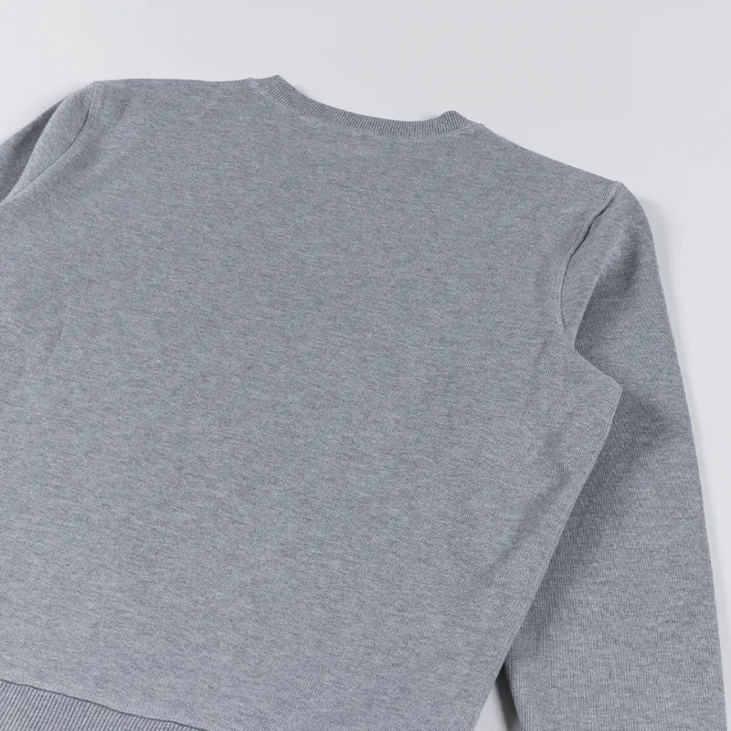 Armor Lux Logo Crew Sweat Misty Grey-3