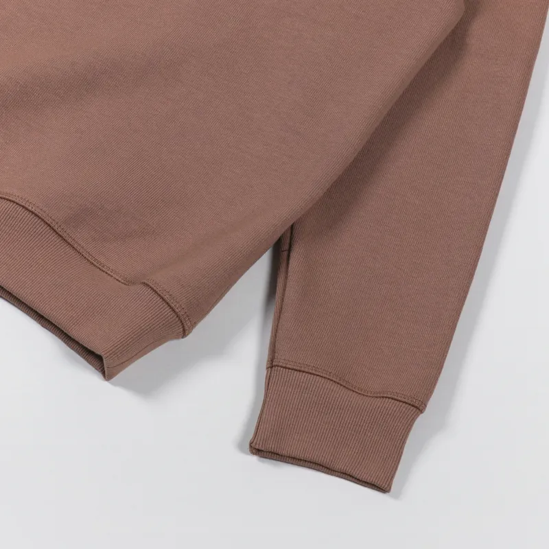 Armor Lux Logo Pocket Crew Sweat Praline-4