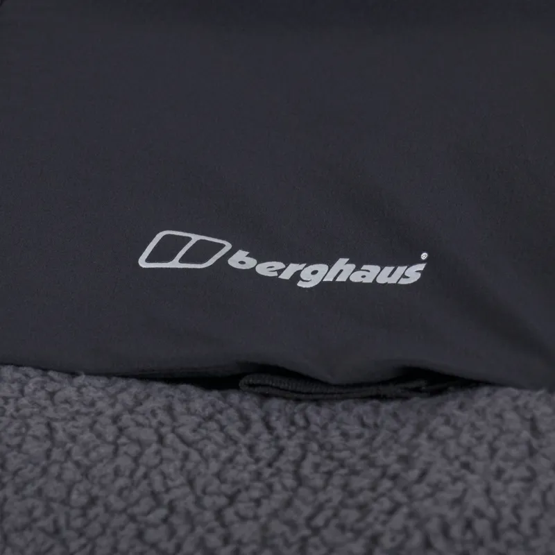 Berghaus Syker Fleece Jacket Grey Pinstripe Jet Black-6