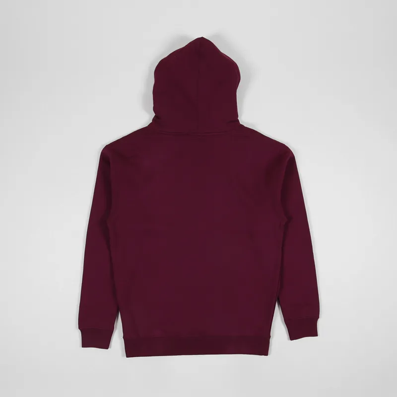 Former Mens Systematic Logo Pullover Hoodie Burgundy Gold