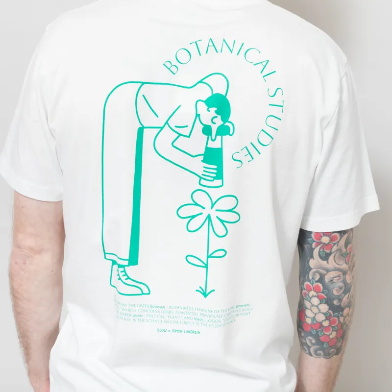 Olow Botanical T Shirt Ecru-5