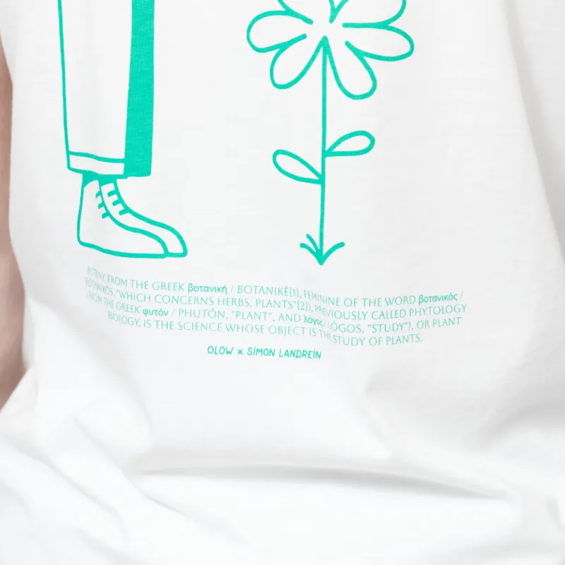 Olow Botanical T Shirt Ecru-7
