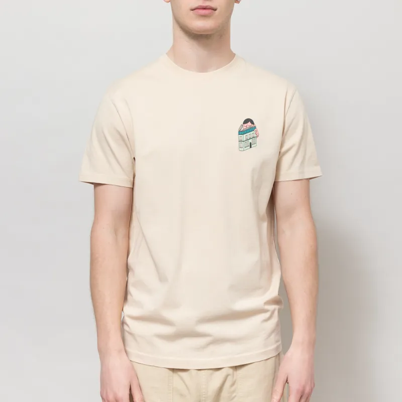 Olow Building T Shirt Cream-1