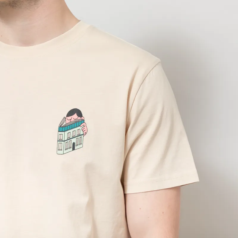 Olow Building T Shirt Cream-4
