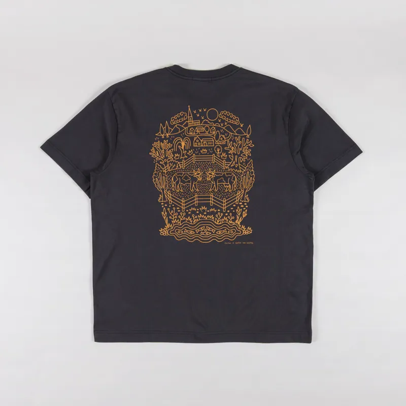 Olow Campana T Shirt Carbon Black